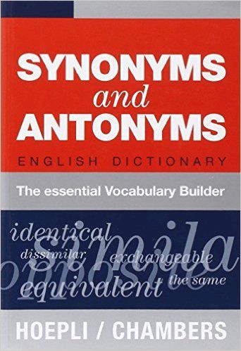 Synonyms and Antonyms English Dictionary