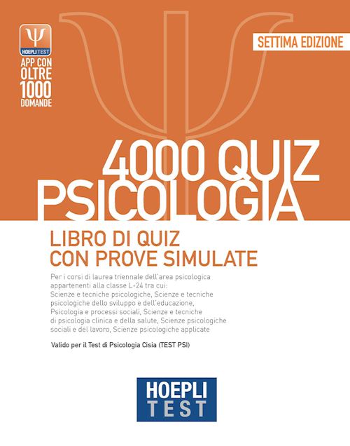 Hoepli Test 5 4000 Quiz - Psicologia