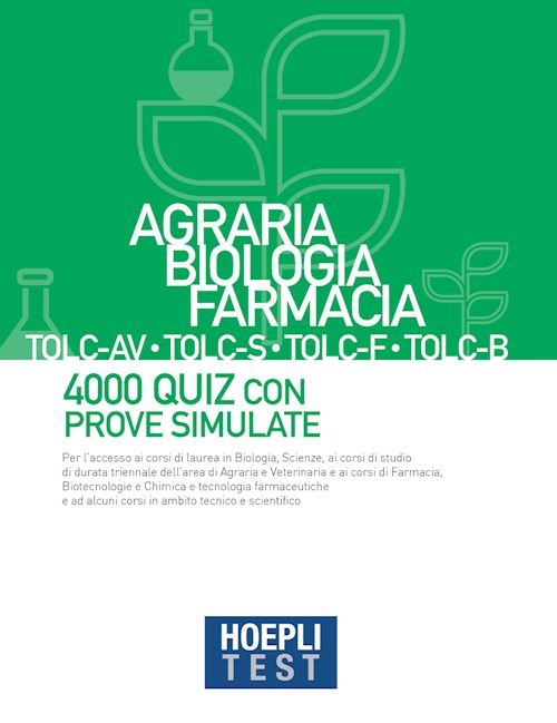 Agraria, Biologia, Farmacia TOLC-AV, TOLC-S, TOLC-F, TOLC-B