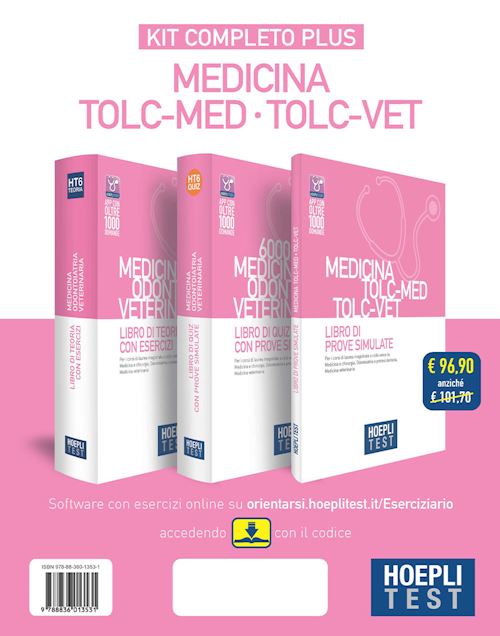 Hoepli Test 6 Medicina-Odontoiatria-Veterinaria TOLC-MED TOLC-VET