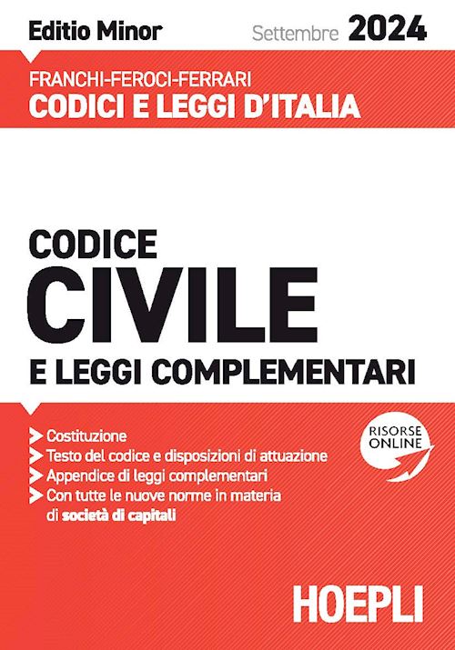 Codice civile e leggi complementari 2024