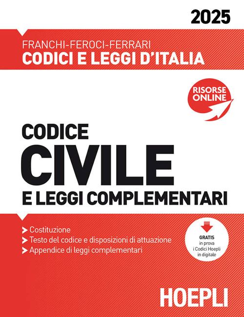 Codice civile e leggi complementari 2025