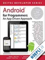 deitel paul; deitel harvey; deitel abbey; morgano michael - android for programmers