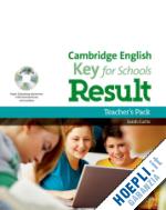 - cambridge english: key for schools result: teacher's pack