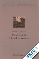 simpson james - the oxford english literary history: volume 2: 1350-1547: reform and cultural revolution