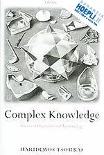 tsoukas haridimos - complex knowledge