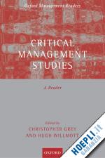 grey christopher; willmott hugh - critical management studies