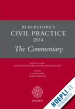 sime prof stuart (curatore); french derek (curatore) - blackstone's civil practice 2014: the commentary