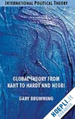 browning g. - global theory from kant to hardt and negri