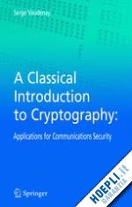 vaudenay serge - a classical introduction to cryptography