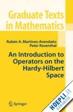 martinez-avendano ruben a.; rosenthal peter - an introduction to operators on the hardy-hilbert space
