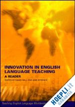 hall david (curatore); hewings ann (curatore) - innovation in english language teaching
