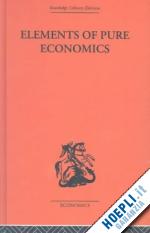 walras léon - elements of pure economics
