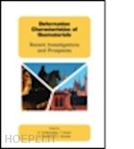 dibenedetto h. (curatore); doanh t. (curatore); geoffroy h. (curatore); sauzéat c. (curatore) - deformation characteristics of geomaterials