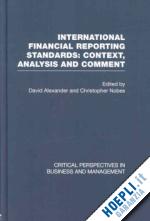 alexander david (curatore); nobes christopher (curatore) - international financial reporting standards