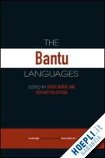 nurse derek (curatore); philippson gérard (curatore) - the bantu languages