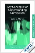 marsh colin j; marsh colin j. - key concepts for understanding curriculum