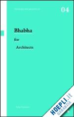 hernandez felipe - bhabha for architects