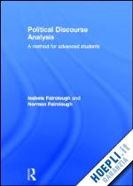 fairclough norman; ietcu-fairclough isabela - political discourse analysis