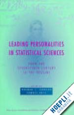 johnson nl - leading personalities in statistical sciences – from the seventeenth century to the present