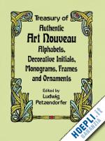 aa.vv. - treasury of the authentic art nouveau alphabets