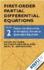 rhee hyun-ku; aris rutherford; amundson neal r. - first-order partial differential equations 2