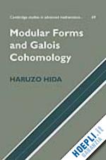 hida haruzo - modular forms and galois cohomology