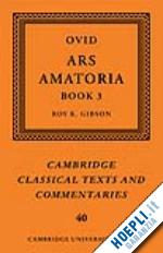 ovid - ovid: ars amatoria, book iii