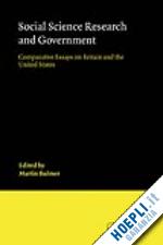 bulmer martin (curatore) - social science research and government