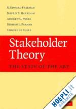 freeman r. edward; harrison jeffrey s.; wicks andrew c.; parmar bidhan l.; de colle simone - stakeholder theory