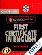  - cambridge first certificate in english 4 - pack