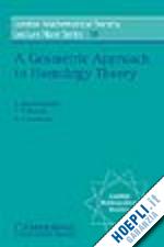 buonchristiano s.; rourke c. p.; sanderson b. j. - a geometric approach to homology theory
