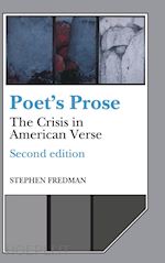 fredman stephen - poet's prose