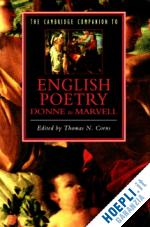 corns thomas n. (curatore) - the cambridge companion to english poetry, donne to marvell