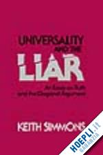 simmons keith - universality and the liar