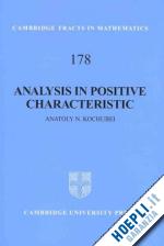 kochubei anatoly n. - analysis in positive characteristic