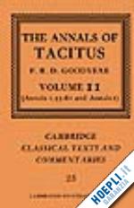 tacitus - the annals of tacitus: volume 2, annals 1.55-81 and annals 2