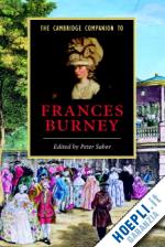 sabor peter (curatore) - the cambridge companion to frances burney