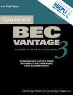 aa.vv. - cambridge bec vantage 3 - student's book with key and 2 audio cds