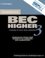 aa.vv. - cambridge bec higher 3 - student's book with answers + audio cd
