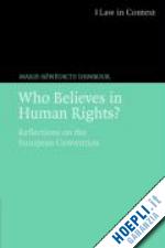dembour marie-bénédicte - who believes in human rights?