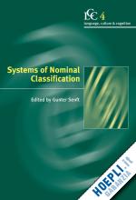 senft gunter (curatore) - systems of nominal classification