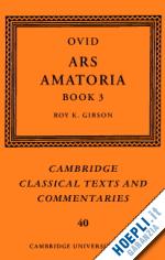 ovid - ovid: ars amatoria, book iii