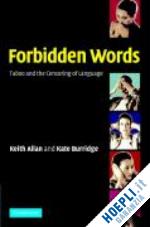 allan keith; burridge kate - forbidden words