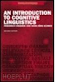 ungerer friedrich; schmid hans-jorg - an introduction to cognitive linguistics