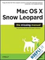 pogue david - mac os x snow leopard: the missing manual