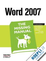 grover chris - word 2007: the missing manual