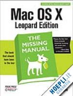pogue david - mac os x leopard: the missing manual