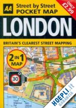 aa.vv. - london street by street pocket map 2010 aa.