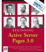 buser david; kauffman john; llibre juan t.; francis brian; sussman dave; ullman chris; duckett jon - beginning active server pages 3.0